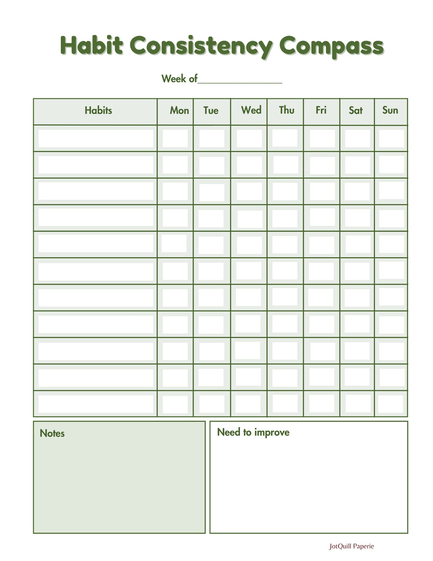 Organised Life Kit β 30-Day Layout, Habit Compass & Brain Dump