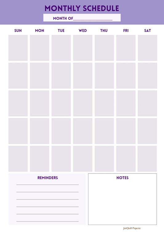 Lavender Organized You – Planner Kit