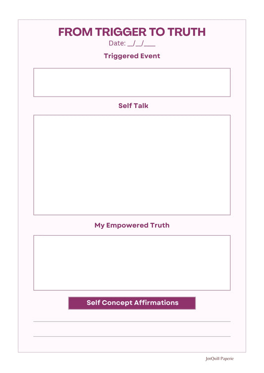 Intentional Living Mini Journal Printable Kit | Self-Care, Gratitude & Mindful Reflection