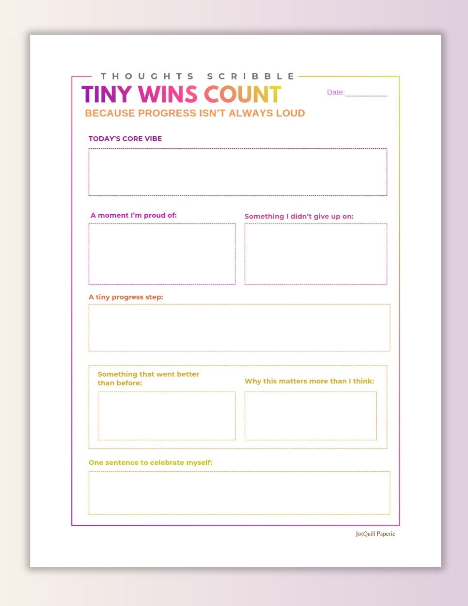 Becoming My Best Self Pack | Inner Strength Affirmations Printable bundle