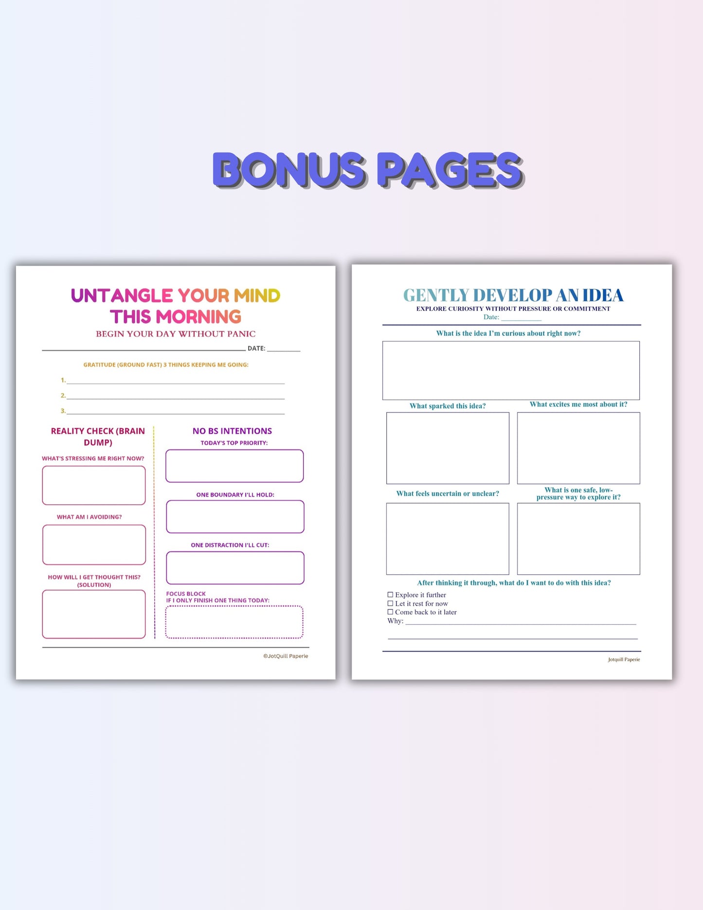 REBUILD YOURSELF STRONGER SET | Self Reflection Printable | Deep Inner Work Journals Bundle | Instant Download