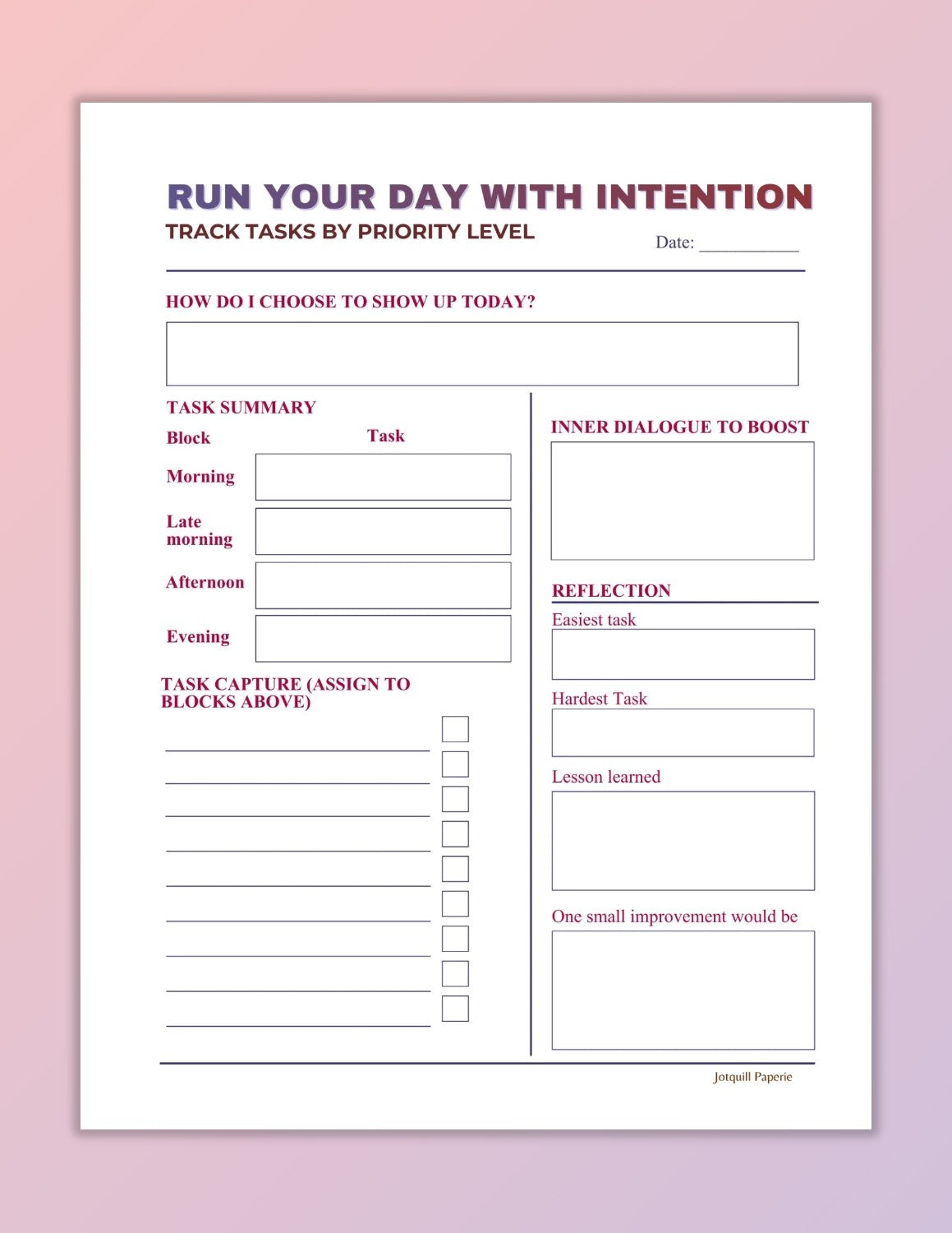 Nervous System Reset & Burnout Recovery Kit | 10-Page Work and Life Balance Bundle