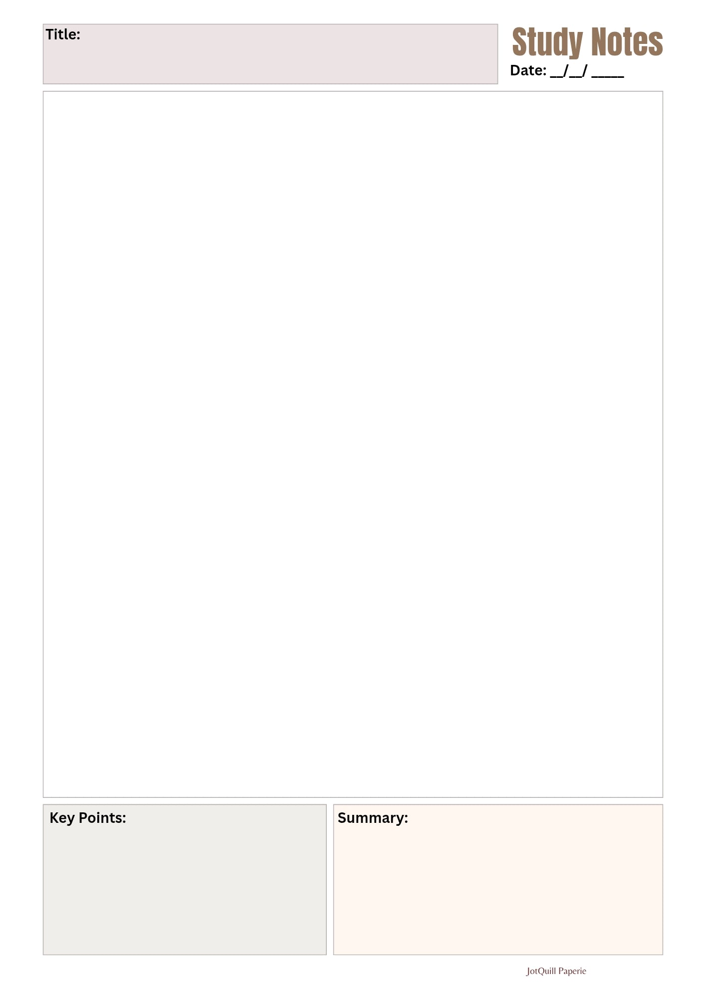 Student Focus Planner Set – Weekly & Daily Study Planner, Habit Tracker, Study Notes & Lecture Pages