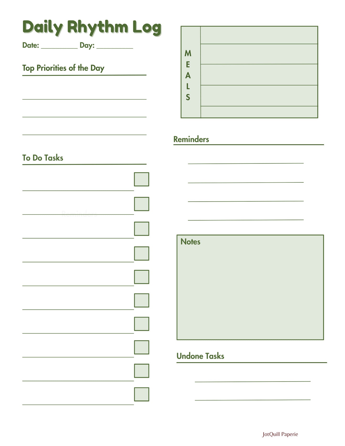 Organised Life Kit – 30-Day Layout, Habit Compass & Brain Dump