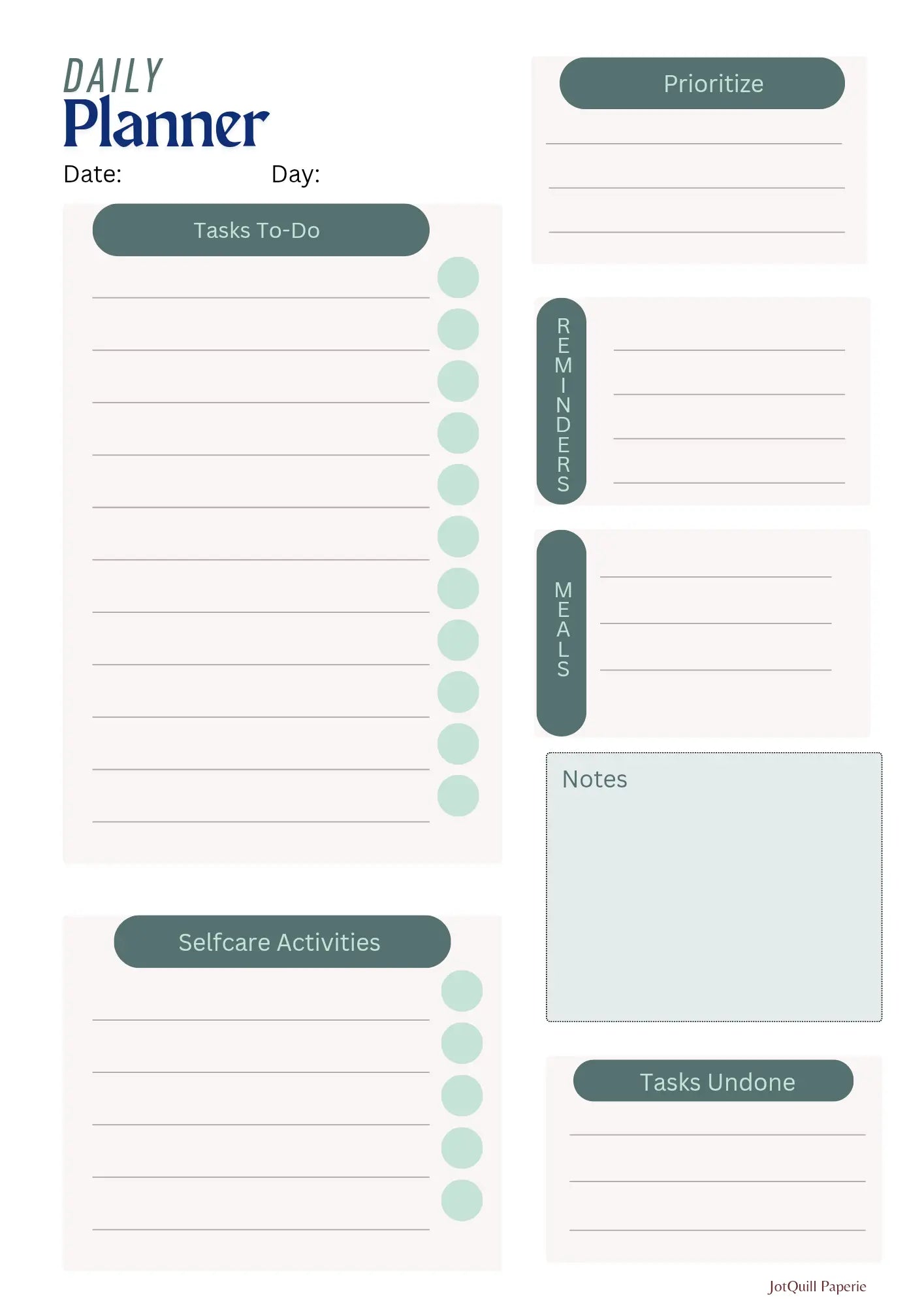 Clarity Flow Kit – Weekly & Daily Planner + Mind Declutter Page