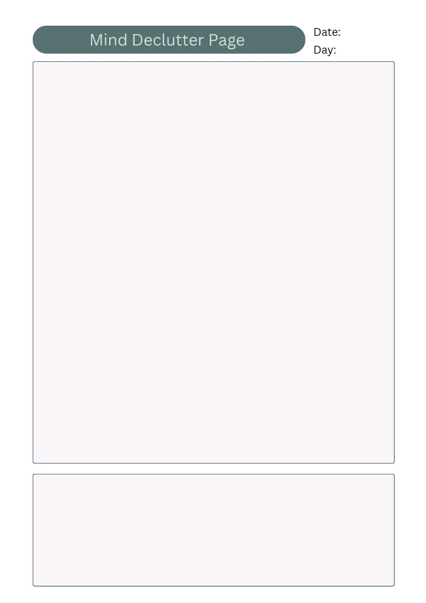 Clarity Flow Kit – Weekly & Daily Planner + Mind Declutter Page
