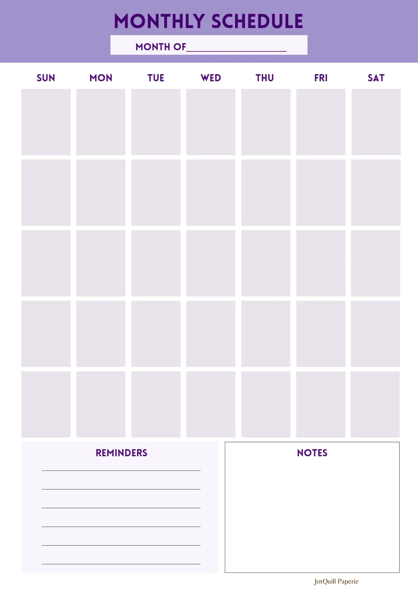 Lavender Organized You – Planner Kit