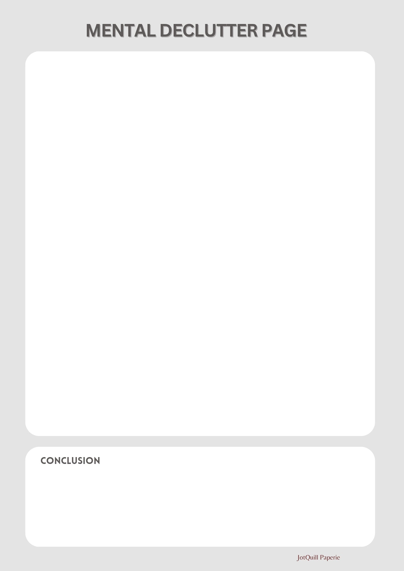 Mindful Productivity Toolkit – Monthly Grid, Daily Flow & Mental Reset